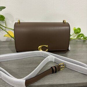 NWT Coach Bandit Shoulder Bag Dark Stone